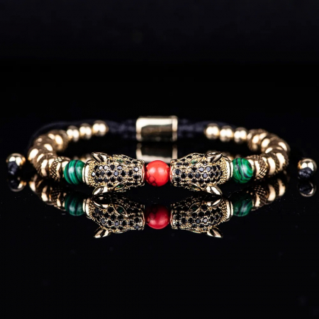 BRATARI LUXURY - Bratara Brooks Gold Exquisite Tiger
