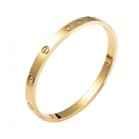BRATARI LUXURY - Bratara Brooks Gold Exsquisite Bangle