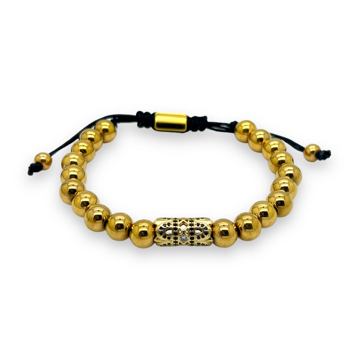 PROMOTII BRATARI - Bratara Brooks Gold Gothic 8 mm
