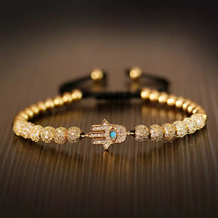 Bratara Brooks Gold Luxury Fatima Hand [2]