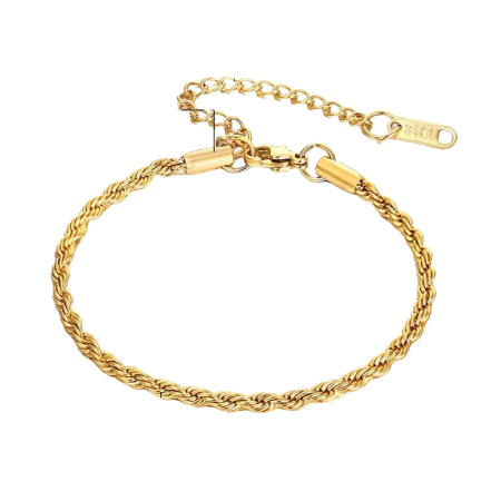BRATARI LUXURY - Bratara Brooks Gold Rope