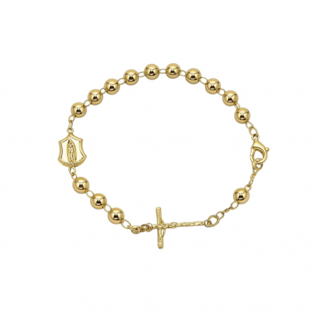 BRATARI PIETRE NATURALE - Bratara Brooks Gold Rosary