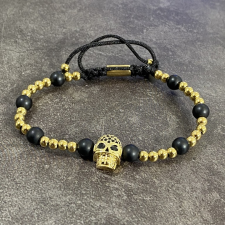 Bratara Brooks Gold Skull Pro [1]