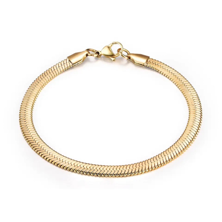 BRATARI METALICE - Bratara Brooks Gold Snake