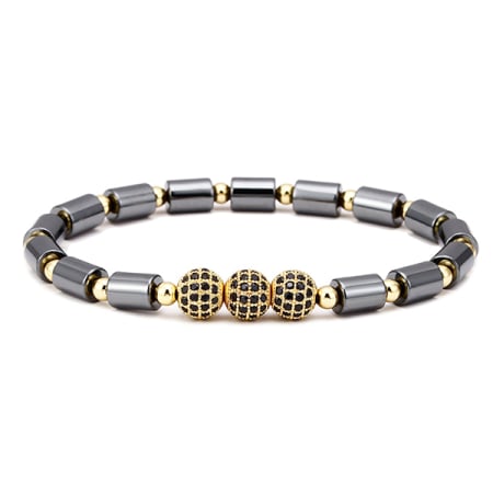 BRATARI PIETRE NATURALE - Bratara Brooks Gold Zircon Spherique