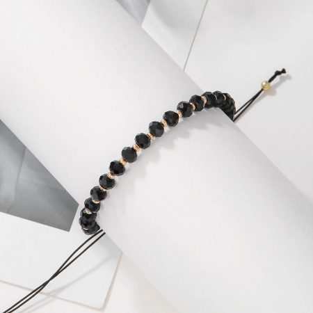 Bratara Brooks GoldBlack Beads Facette [1]