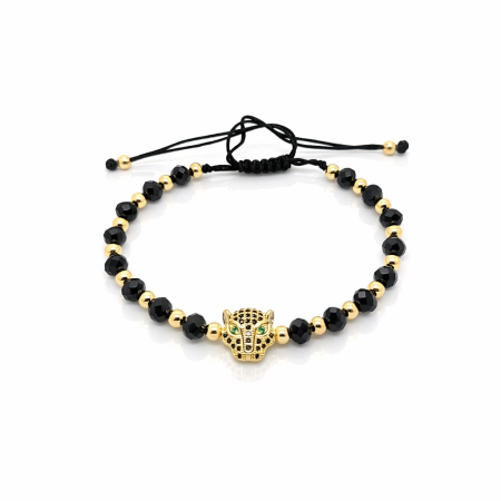 BRATARI BARBATI - Bratara Brooks GoldBlack Gatopardo