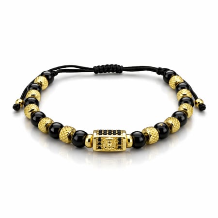 BRATARI BARBATI - Bratara Brooks GoldBlack Lion