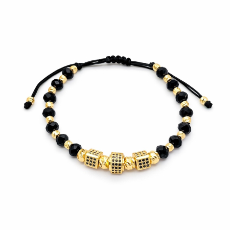 PROMOTII BRATARI - Bratara Brooks GoldBlack Luxury