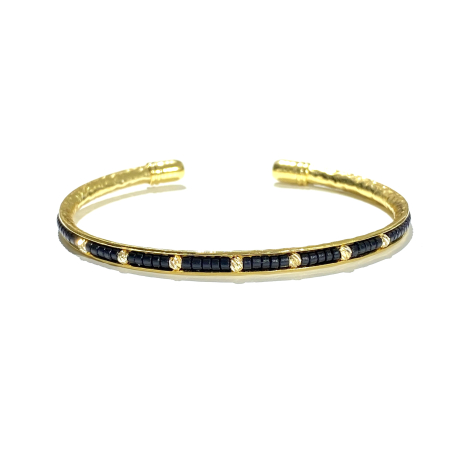BRATARI CRISTALE - Bratara Brooks GoldBlack Theta