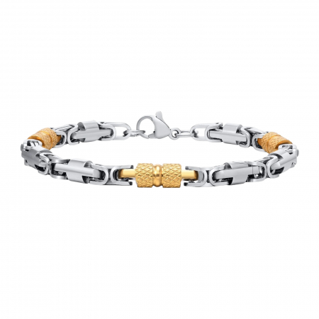 BRATARI METALICE - Bratara Brooks GoldSilver Solid