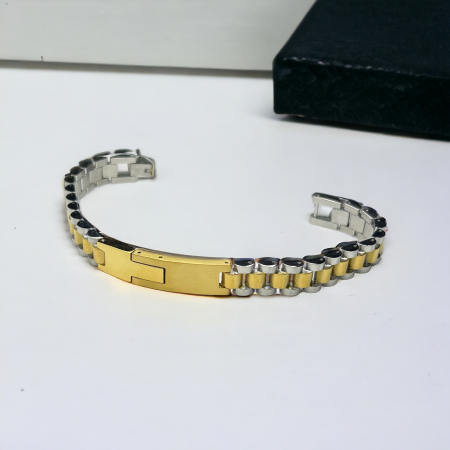 Bratara Brooks GoldSilver Steel [1]