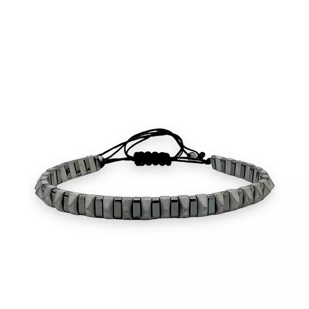 BRATARI PIETRE NATURALE - Bratara Brooks Gray Stones