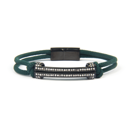 PROMOTII - Bratara Brooks Green Cord Design