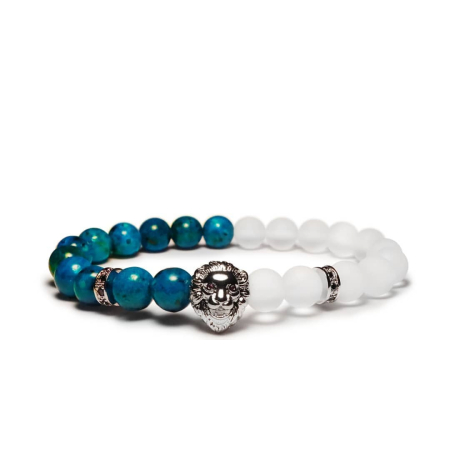 PROMOTII - Bratara Brooks Half White Half Green