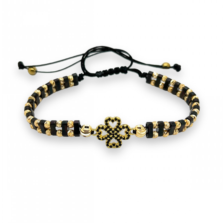 BRATARI CRISTALE - Bratara Brooks Hematit GoldBlack Zircon