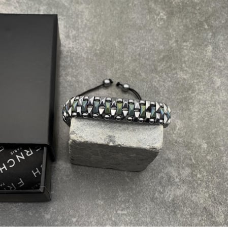 Bratara Brooks Hematit Silver [2]