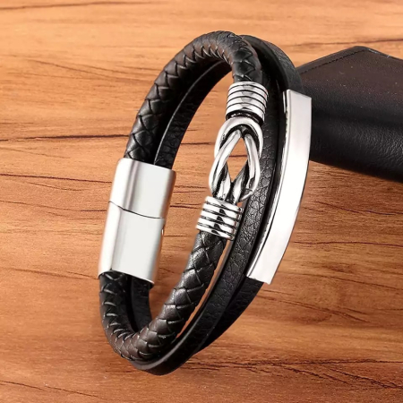 Bratara Brooks Infinity Silver [1]