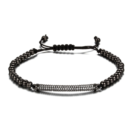 BRATARI LUXURY - Bratara Brooks Linea Black Zircon
