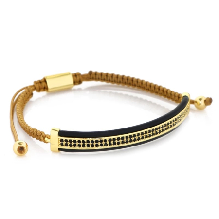 BRATARI LUXURY - Bratara Brooks Louviere Brown Cord