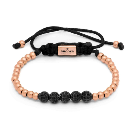 BRATARI - Bratara Brooks Luxury 5 Zircon Black Moon