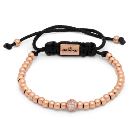 BRATARI LUXURY - Bratara Brooks Luxury Pure Zirconia ROSE GOLD