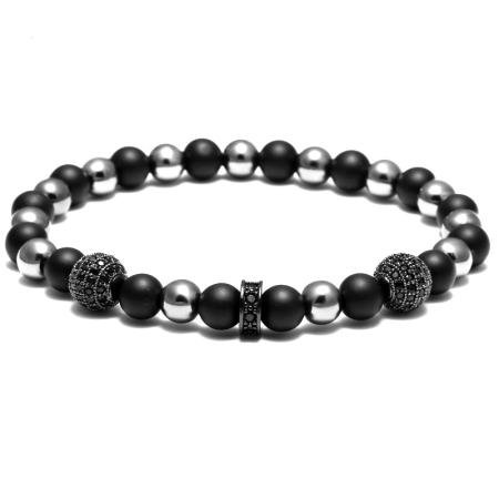 BRATARI LUXURY - Bratara Brooks Men Natural Stone