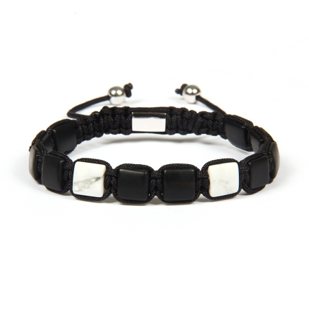 PROMOTII - Bratara Brooks Natural Stone Agate Bracelet