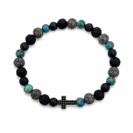 BRATARI PIETRE NATURALE - Bratara Brooks Natural Stones Cross