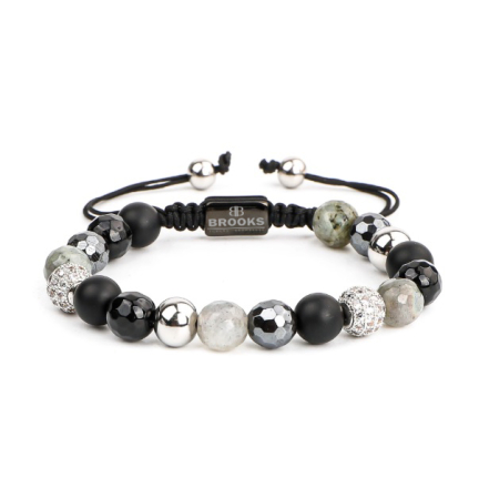 BRATARI CRISTALE - Bratara Brooks Natural Stones Gray Paloma