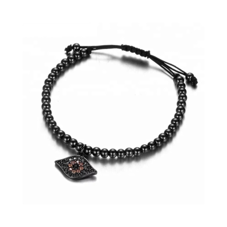 BRATARI LUXURY - Bratara Brooks Perpetuum Black Stones