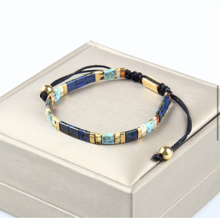 Bratara Brooks Pietre Naturale Blue Fusion [1]