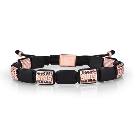 BRATARI LUXURY - Bratara Brooks Rose Gold And Black
