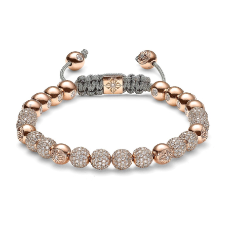 BRATARI CRISTALE - Bratara Brooks Rose Gold Evora Charms