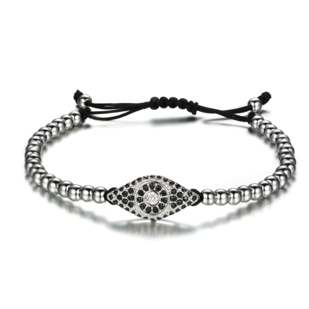 PROMOTII - Bratara Brooks Silver Eye Zirconium