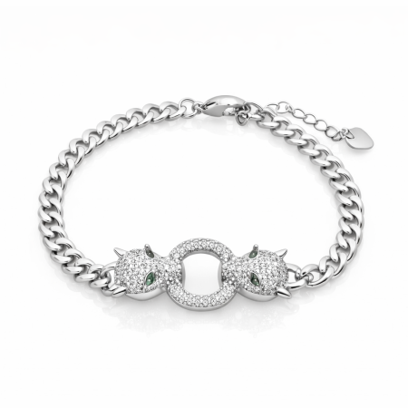 BIJUTERII DAMA - Bratara Brooks Silver Gatopardo