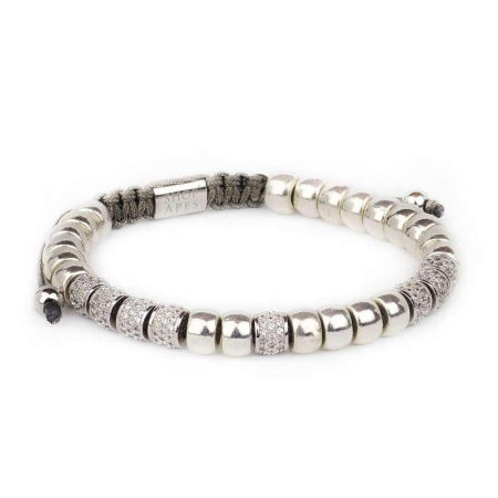 BRATARI LUXURY - Bratara Brooks Silver Gray Rings