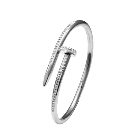 BRATARI CRISTALE - Bratara Brooks Silver Juste un Clou