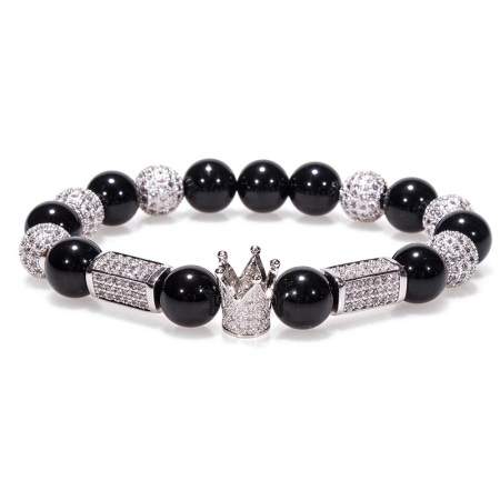 BRATARI PIETRE NATURALE - Bratara Brooks Silver The Queen Of Crystals