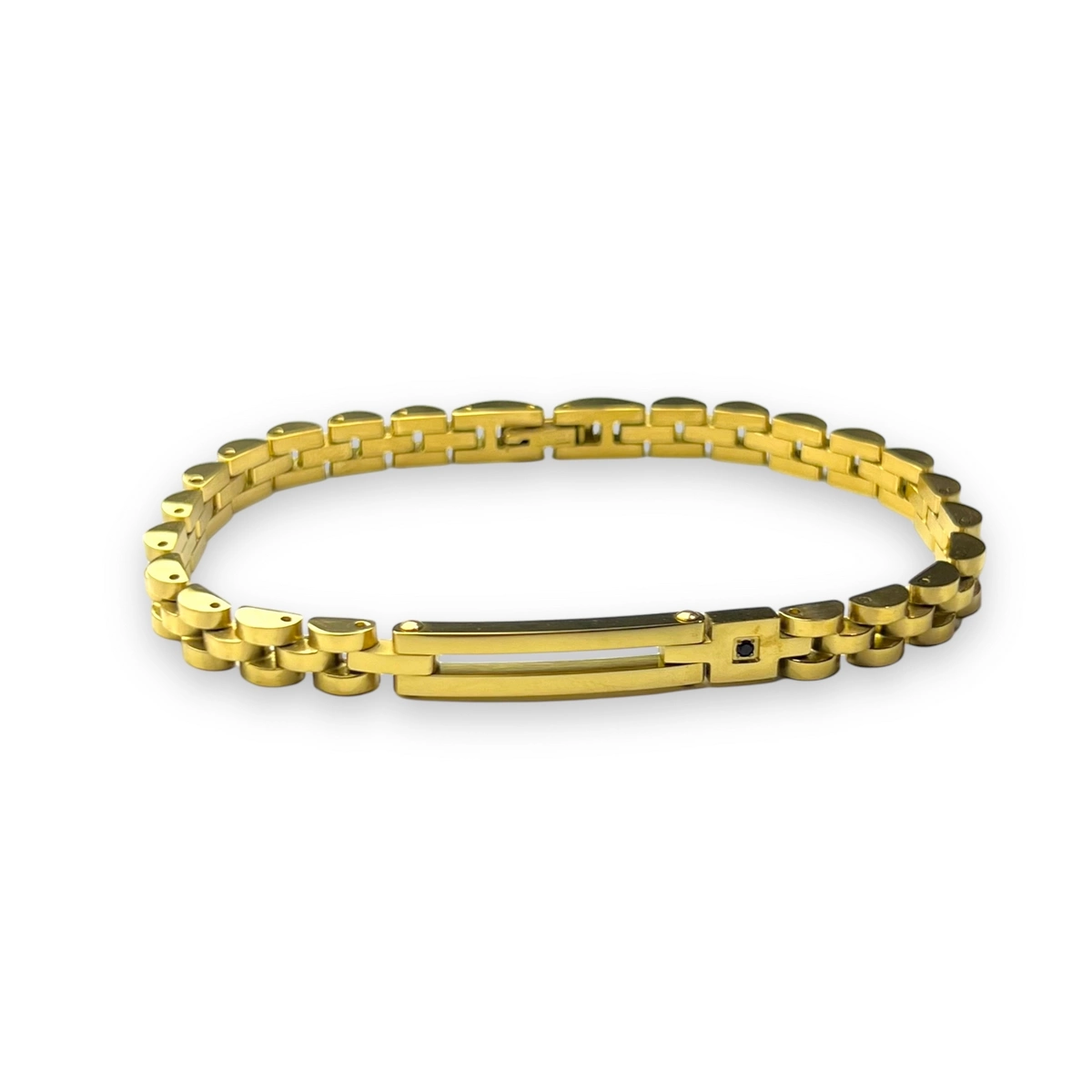 BRATARI METALICE - Bratara Brooks Solid Link Gold