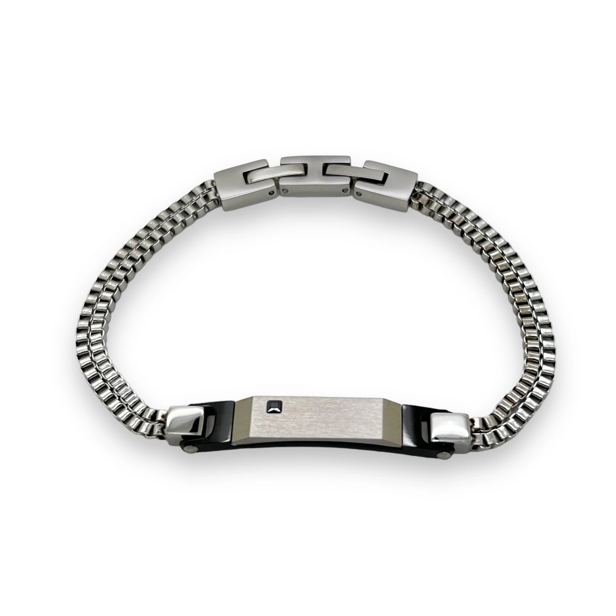 BRATARI LUXURY - Bratara Brooks Stainless Steel Mattera