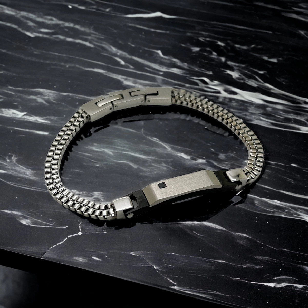 Bratara Brooks Stainless Steel Mattera [1]