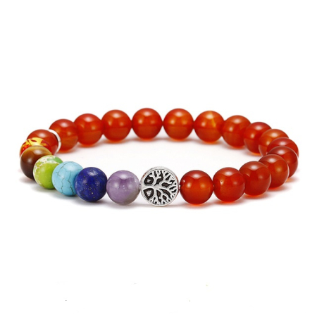 BRATARI PIETRE NATURALE - Bratara Brooks Three Of Life Chakra