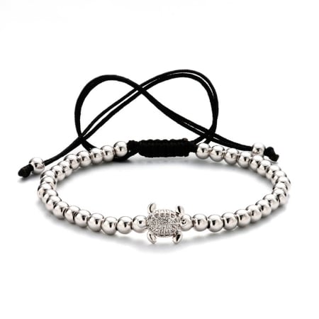 PROMOTII - Bratara Brooks Tortoise Charm SILVER