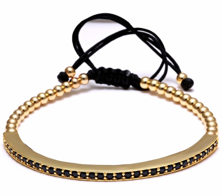 Bratara Brooks Zircon Gold 14K Bracelet [0]