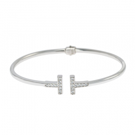 COLECTIE ARGINT - Bratara Dama Argint 925 Diamonds T Design