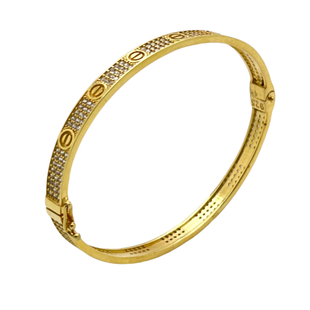 Bratara Dama Argint Brooks Gold Diamonds [0]