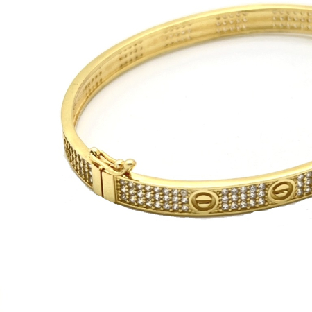 Bratara Dama Argint Brooks Gold Diamonds [2]