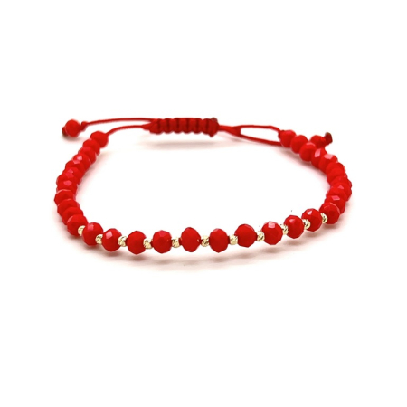 Bratara Dama Aur 14K Brooks Rosu [0]