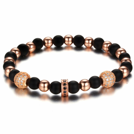 BRATARI PIETRE NATURALE - Bratara Dama Brooks Rose Gold Elements
